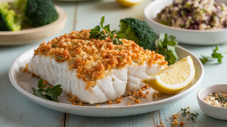 Baked Cod with Panko