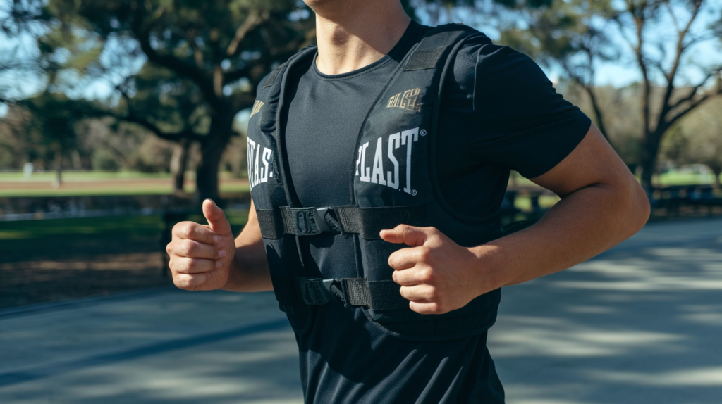 Weight Vest - Man Jogging